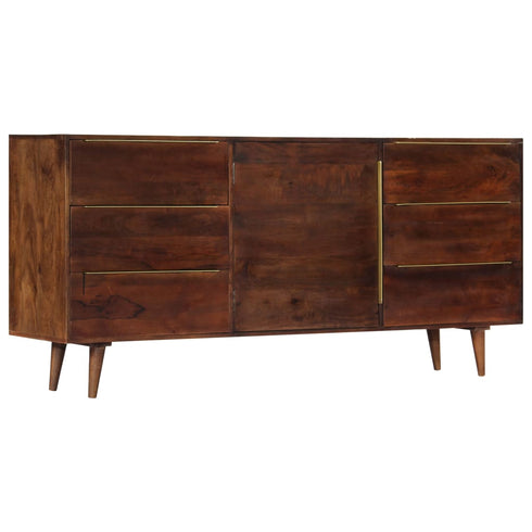 Robinson - Sideboard with 6 Drawers 1750 x 400 x 820 mm Solid Mango Wood